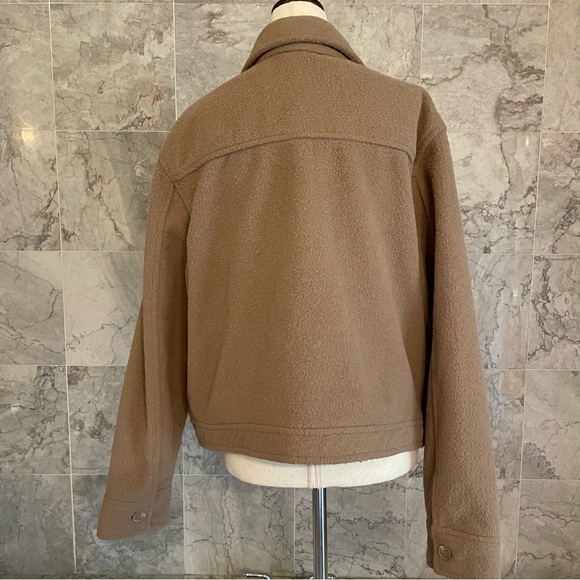 Joie Fleece Teddy Button Up Shirt Jacket - Picture 6 of 7